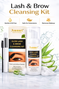 Eyelash Extension Shampoo & Lash Brow Cleansing Kit | Ammuri