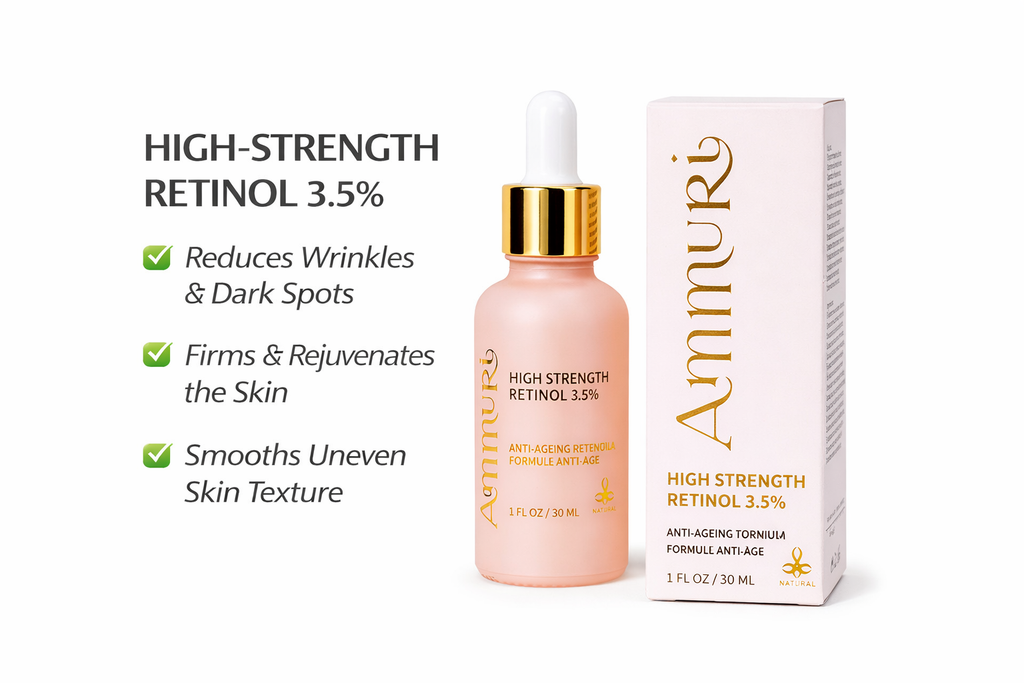 Retinol 3.5% Anti-Ageing Serum for Wrinkles & Skin Firming | Ammuri