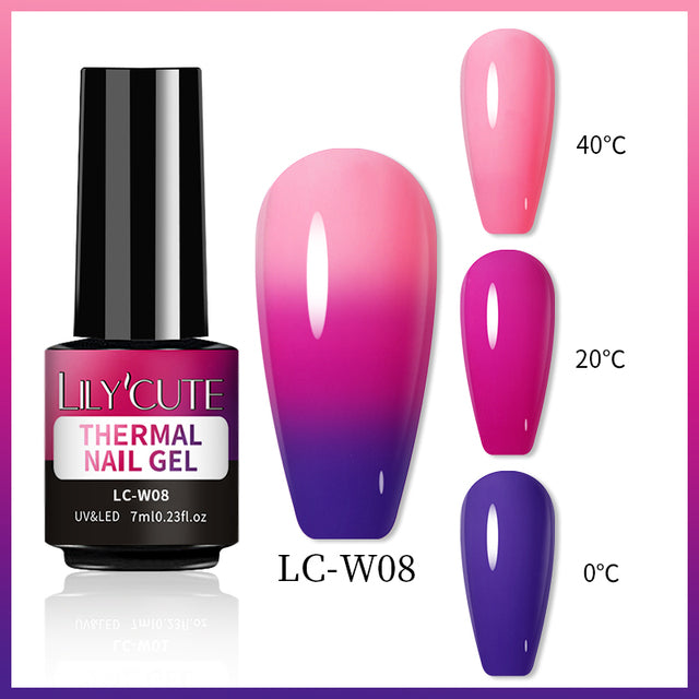 Color Changing Thermal Gel Nail Polish-8