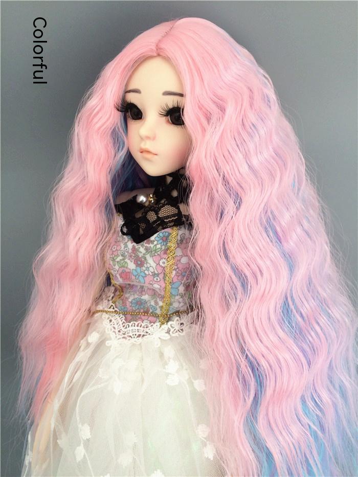 Small Size Doll Wigs in Various Colors-4