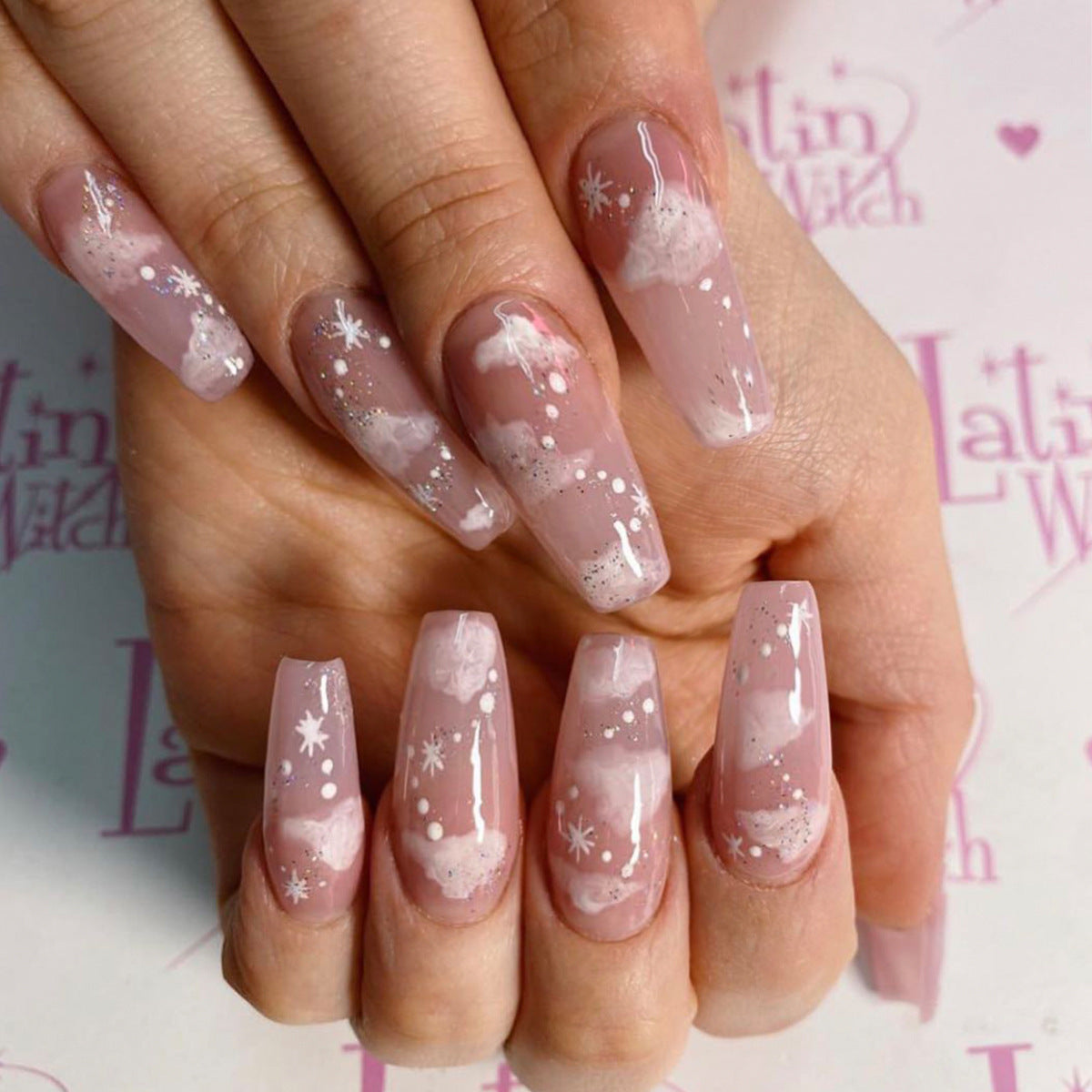 Wearing Nails Finished  False Nails-7